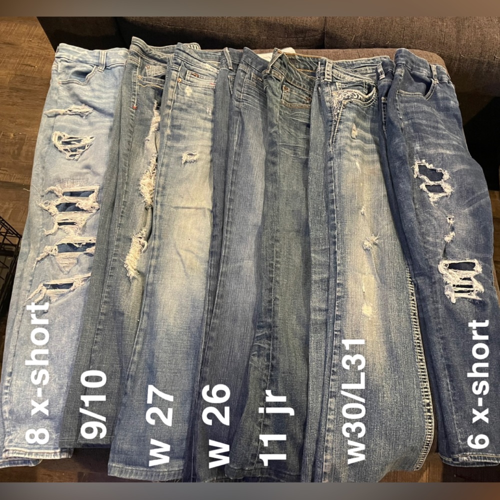 Variety of jeans! 19 EACH OBO